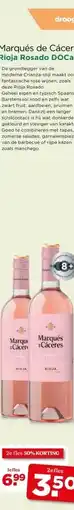 PLUS Marqués de Cácere Rioja Rosado DOCa aanbieding