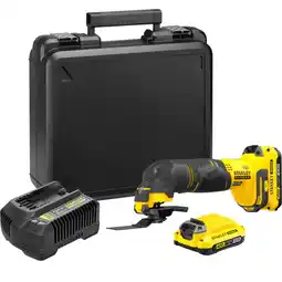 Bol.com Stanley SFMCE500D2K FATMAX V20 Accu Multitool 18V 2.0Ah In Koffer aanbieding