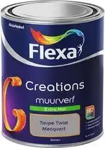 Bol.com Flexa - Creations Muurverf Extra Mat - Taupe Twist - Mengverf - 1 L aanbieding
