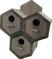 Bol.com GARDEN SPIRIT Vogelhuisje Hexagon - Nestkast Mus 25 x 30 x 11 cm aanbieding