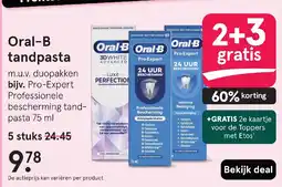 Etos Oral-B tandpasta aanbieding