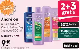 Etos Andrélon aanbieding