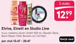 Etos Elvive, Elnett en Studio Line aanbieding