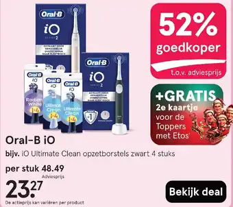 Etos Oral-B iO aanbieding
