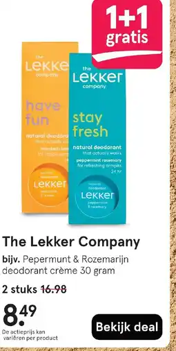 Etos The Lekker Company aanbieding