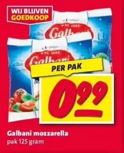 Nettorama Galbani mozzarella aanbieding