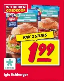 Nettorama Iglo fishburger aanbieding