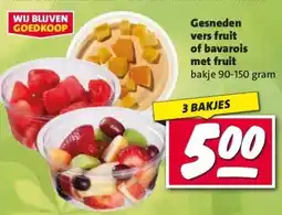 Nettorama Gesneden vers fruit of bavarois met fruit aanbieding