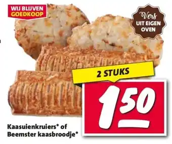 Nettorama Kaasuienkruiers of Beemster kaasbroodje aanbieding