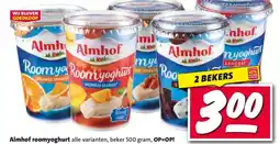 Nettorama Almhof roomyoghurt aanbieding