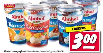 Nettorama Almhof roomyoghurt aanbieding