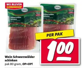 Nettorama Wein Schwarzwälder schinken aanbieding