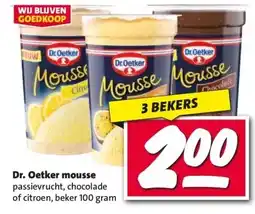 Nettorama Dr. Oetker mousse aanbieding