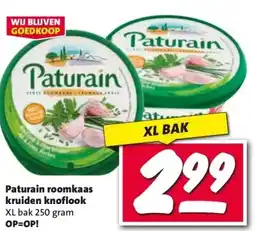 Nettorama Paturain roomkaas kruiden knoflook aanbieding