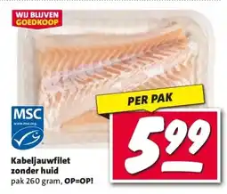 Nettorama Kabeljauwfilet zonder huid aanbieding