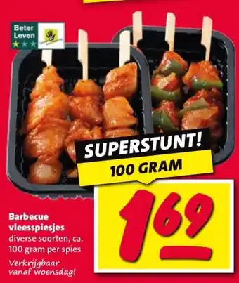 Nettorama Barbecue vleesspiesjes aanbieding