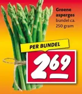 Nettorama Groene asperges aanbieding