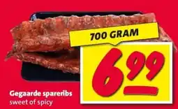 Nettorama Gegaarde spareribs aanbieding