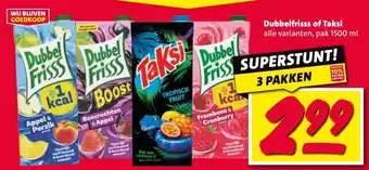 Nettorama Dubbelfrisss of Taksi aanbieding