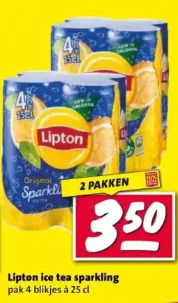 Nettorama Lipton ice tea sparkling aanbieding