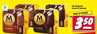 Nettorama Ola Magnum classic of almond aanbieding