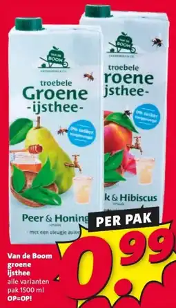 Nettorama Van de Boom ngroene ijsthee aanbieding