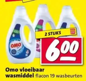Nettorama Omo vloeibaar wasmiddel aanbieding