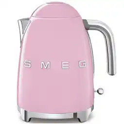 Amazon Smeg KLF03PKEU Elektrisch waterkoker 50’s Style, 1.7L, pastel roze aanbieding