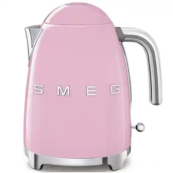 Amazon Smeg KLF03PKEU Elektrisch waterkoker 50’s Style, 1.7L, pastel roze aanbieding