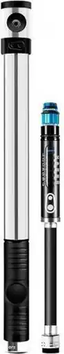 Bol.com Crankbrothers handpomp Klic race aluminium met meter 260 mm zilver aanbieding
