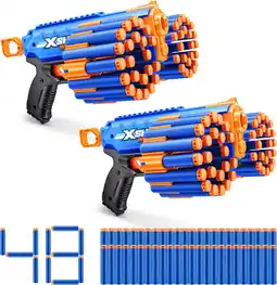 Amazon X-Shot Insanity Manic Blaster 2-delige set met 90 schuimrubberen darts aanbieding