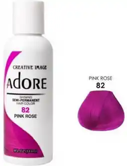 Bol.com ADORE - SEMI PERMANENT HAIR COLOR PINK ROSE 82 aanbieding