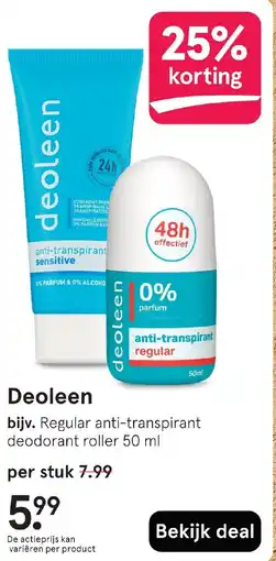 Etos Deoleen aanbieding