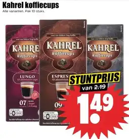 Dirk Kahrel koffiecups aanbieding