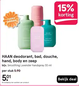 Etos HAAN deodorant, bad, douche, hand, body en zeep aanbieding