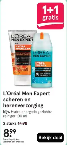 Etos L'Oréal Men Expert scheren en herenverzorging aanbieding