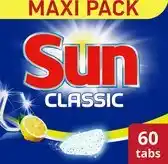 Bol.com Sun Classic - Vaatwastabletten - Voordeelverpakking - Citroen - 60 Tabletten aanbieding