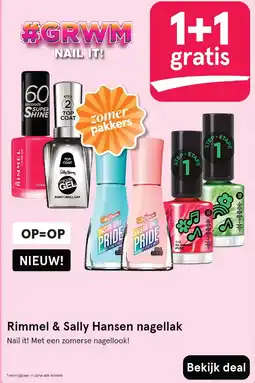 Etos Rimmel & Sally Hansen nagellak aanbieding