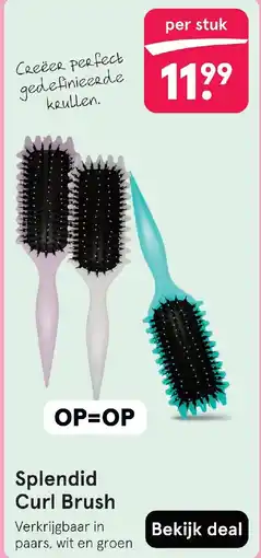 Etos Splendid Curl Brush aanbieding
