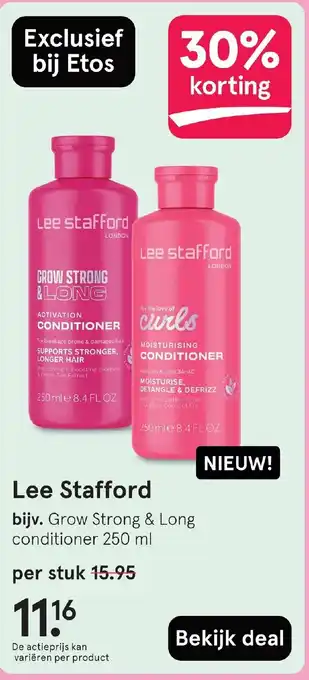 Etos Lee Stafford aanbieding