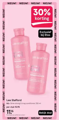 Etos Lee Stafford aanbieding