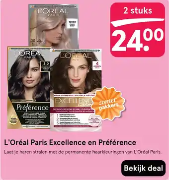 Etos L'Oréal Paris Excellence en Préférence aanbieding