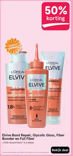 Etos Elvive Bond Repair, Glycolic Gloss, Fiber aanbieding