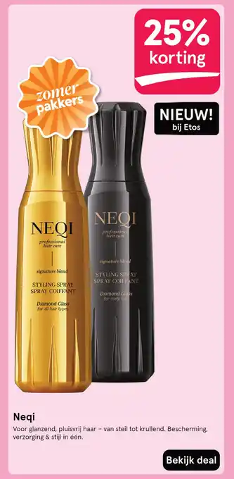 Etos Neqi aanbieding