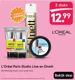 Etos L'Oréal Paris Studio Line en Elnett aanbieding