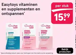 Etos Easytoys vitaminen en supplementen en ontspannen aanbieding