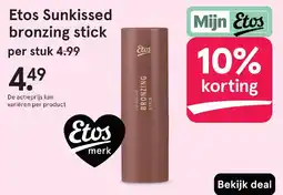 Etos Etos Sunkissed bronzing stick aanbieding