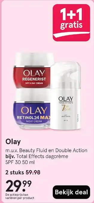 Etos Olay aanbieding