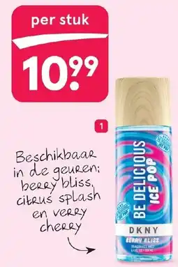 Etos DKNY Berry bliss body mist aanbieding