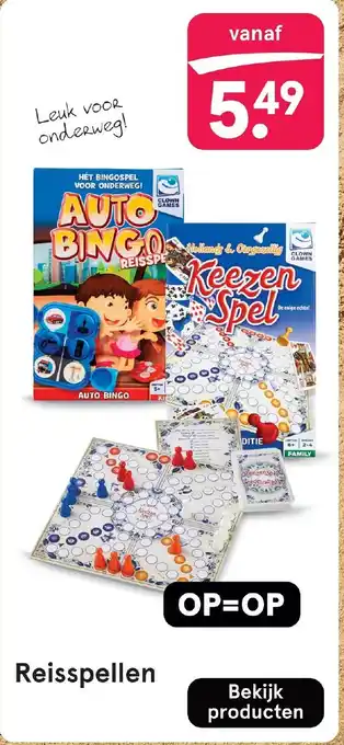 Etos Reisspellen aanbieding